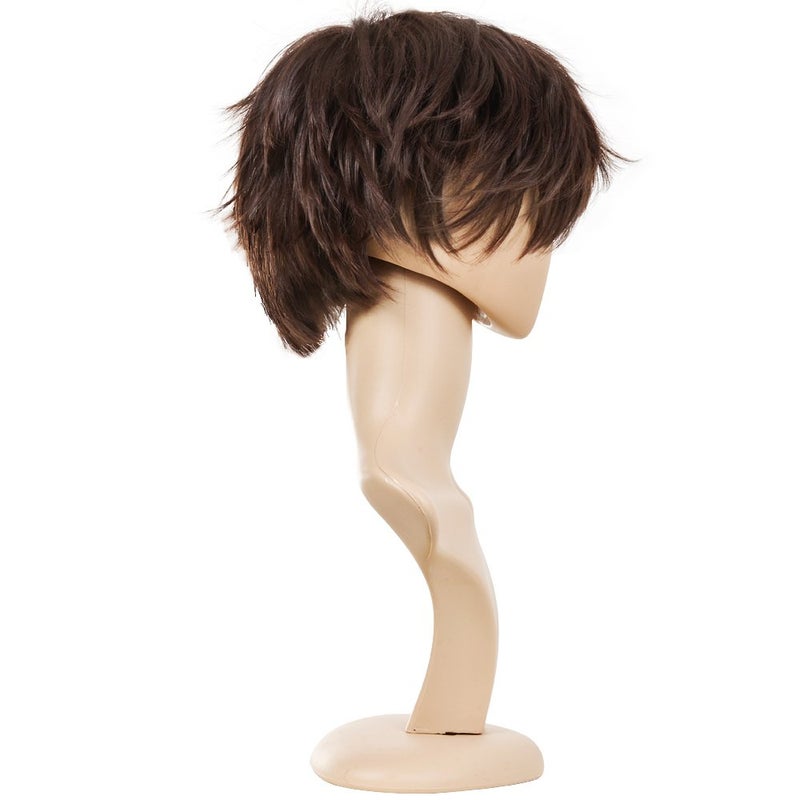 Ecvtop Wigs for Mens' Death Note Male Short Hair Wig Costume Cosplay Wigs (Light Brown) - Image 3